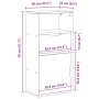 Mueble auxiliar con cajón ODDA 40x24x79 cm madera maciza pino von , Sideboards - Ref: Foro24-4103599, Preis: 61,78 €, Rabatt: %