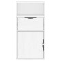Mueble auxiliar con cajón ODDA blanco 40x24x79 cm madera pino von , Sideboards - Ref: Foro24-4103600, Preis: 63,00 €, Rabatt: %