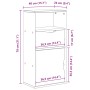 Mueble auxiliar con cajón ODDA blanco 40x24x79 cm madera pino von , Sideboards - Ref: Foro24-4103600, Preis: 63,00 €, Rabatt: %