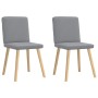 Sillas de comedor giratorias 2 unidades tela gris claro von , Essstühle - Ref: Foro24-4101197, Preis: 101,95 €, Rabatt: %