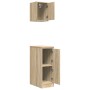 Armarios 2 uds para garaje madera de ingeniería roble sonoma von , Armarios industriales - Ref: Foro24-3328289, Preis: 71,96 ...