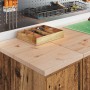 Armarios 2 uds para garaje madera ingeniería antigua madera by , Armarios industriales - Ref: Foro24-3328294, Price: 71,96 €,...