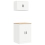 Armarios 2 uds para garaje madera de ingeniería blanco de , Armarios industriales - Ref: Foro24-3328305, Precio: 136,52 €, De...
