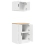 Armarios 2 uds para garaje madera de ingeniería blanco de , Armarios industriales - Ref: Foro24-3328305, Precio: 136,52 €, De...