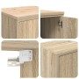 Armarios 2 uds para garaje madera de ingeniería roble sonoma von , Armarios industriales - Ref: Foro24-3328307, Preis: 143,43...