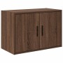 Armarios 2 uds para garaje madera ingeniería marrón roble by , Armarios industriales - Ref: Foro24-3328311, Price: 123,36 €, ...