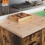 Armarios 2 uds para garaje madera ingeniería roble ahumado by , Armarios industriales - Ref: Foro24-3328318, Price: 88,73 €, ...