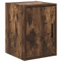 Armarios 2 uds para garaje madera ingeniería roble ahumado by , Armarios industriales - Ref: Foro24-3328318, Price: 88,73 €, ...