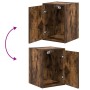 Armarios 2 uds para garaje madera ingeniería roble ahumado by , Armarios industriales - Ref: Foro24-3328318, Price: 88,73 €, ...