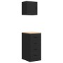 Armarios 2 uds para garaje madera de ingeniería negro by , Armarios industriales - Ref: Foro24-3328324, Price: 119,60 €, Disc...