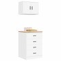 Armarios 2 uds para garaje madera de ingeniería blanco von , Armarios industriales - Ref: Foro24-3328332, Preis: 139,54 €, Ra...