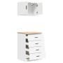 Armarios 2 uds para garaje madera de ingeniería blanco von , Armarios industriales - Ref: Foro24-3328332, Preis: 139,54 €, Ra...