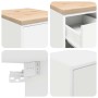 Armarios 2 uds para garaje madera de ingeniería blanco von , Armarios industriales - Ref: Foro24-3328332, Preis: 139,54 €, Ra...