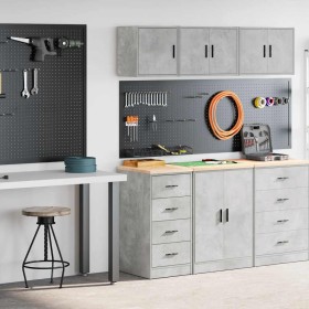 Armarios 2 uds para garaje madera de ingeniería ris hormigón von , Armarios industriales - Ref: Foro24-3328326, Preis: 105,79...