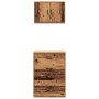 Armarios 2 uds para garaje madera ingeniería antigua madera by , Armarios industriales - Ref: Foro24-3328339, Price: 132,04 €...