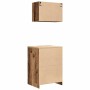 Armarios 2 uds para garaje madera ingeniería antigua madera by , Armarios industriales - Ref: Foro24-3328339, Price: 132,04 €...