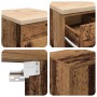 Armarios 2 uds para garaje madera ingeniería antigua madera by , Armarios industriales - Ref: Foro24-3328339, Price: 132,04 €...