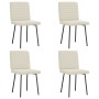 Sillas de comedor 4 unidades terciopelo crema von , Essstühle - Ref: Foro24-3315265, Preis: 169,25 €, Rabatt: %