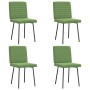 Sillas de comedor 4 unidades terciopelo verde claro de , Sillas de comedor - Ref: Foro24-3315259, Precio: 166,63 €, Descuento: %