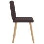 Sillas de comedor 4 unidades tela marrón oscuro von , Essstühle - Ref: Foro24-3315278, Preis: 198,39 €, Rabatt: %