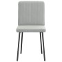 Sillas de comedor 4 unidades terciopelo gris claro von , Essstühle - Ref: Foro24-3315286, Preis: 164,96 €, Rabatt: %