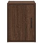 Armarios de pared 2 uds para garaje madera marrón roble by , Armarios industriales - Ref: Foro24-860620, Price: 44,41 €, Disc...
