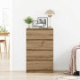 Aparador de madera de ingeniería roble artisan 60x35x98,5 cm by , Sideboards - Ref: Foro24-861129, Price: 111,20 €, Discount: %