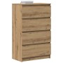Aparador de madera de ingeniería roble artisan 60x35x98,5 cm by , Sideboards - Ref: Foro24-861129, Price: 111,20 €, Discount: %
