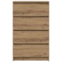 Aparador de madera de ingeniería roble artisan 60x35x98,5 cm by , Sideboards - Ref: Foro24-861129, Price: 111,20 €, Discount: %