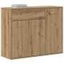 Aparador madera de ingeniería roble artisian 88x30x70 cm by , Sideboards - Ref: Foro24-861141, Price: 103,12 €, Discount: %