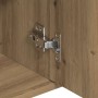 Aparador madera de ingeniería roble artisian 88x30x70 cm by , Sideboards - Ref: Foro24-861141, Price: 103,12 €, Discount: %