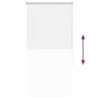Estor Enrollable Opaco Blanco 80x175 cm Tela Ancho 75,7 cm by , Blinds and blinds - Ref: Foro24-4011930, Price: 18,15 €, Disc...