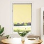 Estor Enrollable Opaco Amarillo 65x175 cm Tela Ancho 60,7 cm by , Blinds and blinds - Ref: Foro24-4012057, Price: 16,93 €, Di...