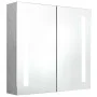 Badezimmerschrank mit LED-Spiegel in Betongrau 62x14x60 cm. von vidaXL, Badezimmerwaschtische - Ref: Foro24-326518, Preis: 10...