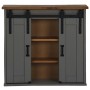 Armario colgante HALDEN 2 puerta correderas 75x22,5x70 cm gris von , Küchenschränke - Ref: Foro24-4018443, Preis: 133,54 €, R...