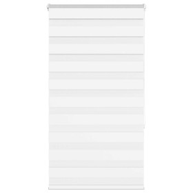Estor cebra blanco 80x150 cm tejido ancho 75,9 cm poliéster by , Blinds and blinds - Ref: Foro24-4014751, Price: 25,14 €, Dis...