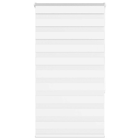 Estor cebra blanco 80x150 cm tejido ancho 75,9 cm poliéster by , Blinds and blinds - Ref: Foro24-4014751, Price: 25,14 €, Dis...