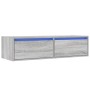 Mueble de TV con luces LED sonoma gris 100X35,5x25 cm von , TV-Möbel - Ref: Foro24-860243, Preis: 84,98 €, Rabatt: %