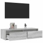 Mueble de TV con luces LED sonoma gris 100X35,5x25 cm von , TV-Möbel - Ref: Foro24-860243, Preis: 84,98 €, Rabatt: %