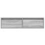Mueble de TV con luces LED sonoma gris 100X35,5x25 cm von , TV-Möbel - Ref: Foro24-860243, Preis: 84,98 €, Rabatt: %