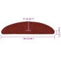 Alfombrilla autoadhesiva escalera 30 uds rojo 56x17x3 cm by , Stair mats - Ref: Foro24-3365914, Price: 60,91 €, Discount: %
