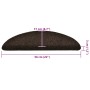 Alfombrilla autoadhesiva escalera 30 uds marrón 56x17x3 cm von , Treppenmatten - Ref: Foro24-3365686, Preis: 85,53 €, Rabatt: %