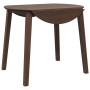 Mesa de comedor de madera maciza de caucho marrón by , Kitchen and dining tables - Ref: Foro24-4102528, Price: 153,17 €, Disc...