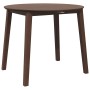 Mesa de comedor de madera maciza de caucho marrón by , Kitchen and dining tables - Ref: Foro24-4102528, Price: 153,17 €, Disc...
