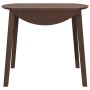 Mesa de comedor de madera maciza de caucho marrón by , Kitchen and dining tables - Ref: Foro24-4102528, Price: 153,17 €, Disc...