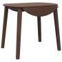 Mesa de comedor de madera maciza de caucho marrón by , Kitchen and dining tables - Ref: Foro24-4102528, Price: 153,17 €, Disc...