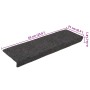Alfombrilla autoadhesiva escalera 30 uds antracita 65x21x4 cm by , Stair mats - Ref: Foro24-3365699, Price: 89,44 €, Discount: %