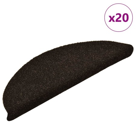 Alfombrilla autoadhesiva escalera 20 uds marrón oscuro by , Stair mats - Ref: Foro24-3365673, Price: 44,69 €, Discount: %