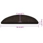 Alfombrilla autoadhesiva escalera 20 uds marrón oscuro by , Stair mats - Ref: Foro24-3365673, Price: 44,69 €, Discount: %