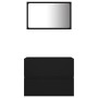 2-piece black plywood bathroom furniture set by vidaXL, Bathroom furniture - Ref: Foro24-804873, Price: 62,59 €, Discount: %
